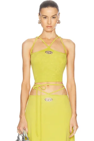 Diesel Halter Tank Top in - Yellow. Size XL (also in ).
