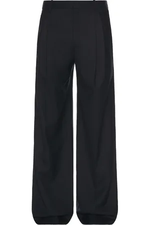 Saint Laurent Pantalon Taille Haute 2 Plis Fit Allure in - Navy. Size 50 (also in ).