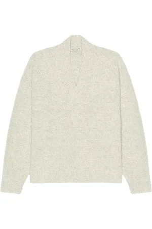 FEAR OF GOD Mohair Boucle Overlapped V-Neck Sweater in - . Size L (also in XL/1X).