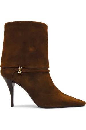 Saint Laurent Ricky Boot in - Brown. Size 36 (also in 39, 38, 39.5, 40).