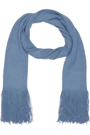 GABRIELA HEARST Staffordshire Scarf in - Blue. Size all.