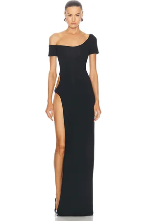 SID NEIGUM Side Cutout Off Shoulder Dress in - . Size L (also in M, S, XL).