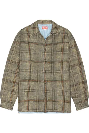 Diesel Hammer Overshirt in - Brown. Size 46 (also in 48, 50, 52).