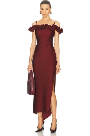 COPERNI Ruffle Dress in - Red. Size M (also in XS).
