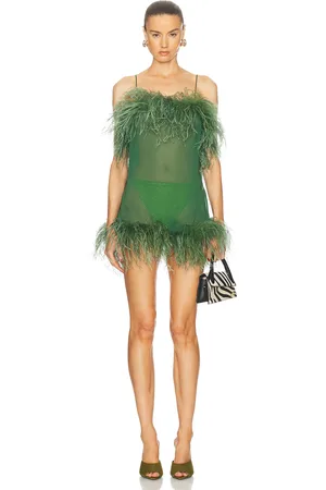Oseree Plumage Mini Dress in - Dark . Size L (also in XL).