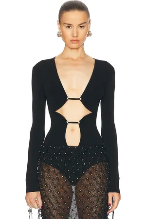 CHRISTOPHER ESBER Bracket Knit Bodysuit in - . Size L (also in M, XS).