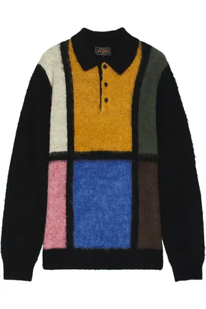 Beams Knit Shaggy Polo in - . Size M (also in ).