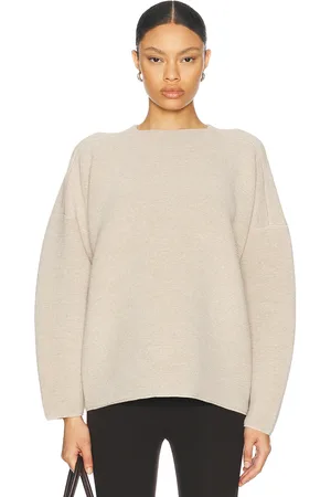 FEAR OF GOD Merino Wool Ottoman Straight Neck Sweater in - Beige. Size S (also in ).