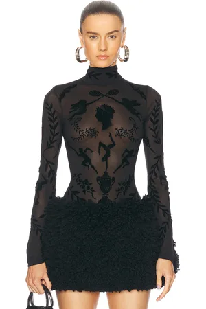 Casablanca Devore Bodysuit in - . Size L (also in XS).