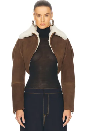 Alaïa Cardi Jacket in - Brown. Size 40 (also in ).
