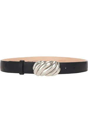 Jenni Kayne Leather Jules Belt in - Black. Size S (also in ).