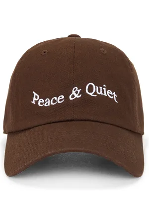 Museum of Peace and Quiet Wordmark Dad Hat in - Grey. Size all.