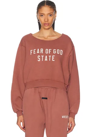 FEAR OF GOD Cropped Sweatshirt in - Rose. Size L (also in ).