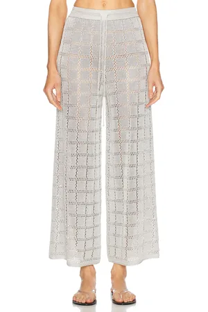 Calle Del Mar Patchwork Pant in - Grey. Size M (also in ).