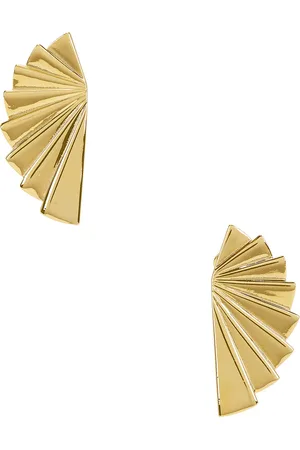 BEN-AMUN Fan Earrings in - Metallic . Size all.