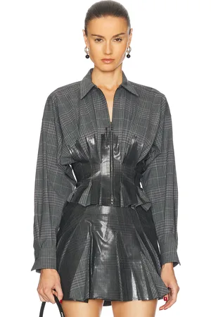 Diesel Tailored Long Sleeve Top in - Grey. Size 38 (also in 40).