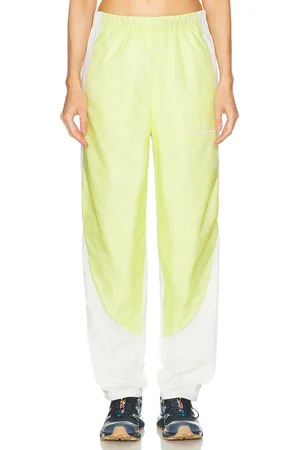 On Running Zero PAF Pants in - Yellow. Size L (also in S, XS).