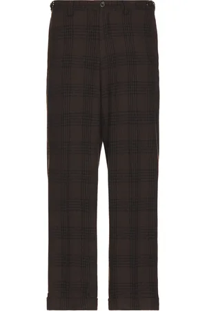 Beams Ivy Trousers Wide Recycle Wool Plaid in - . Size M (also in ).