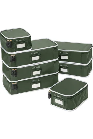 Paravel Trunk Packing Cube Set in - Green. Size all.