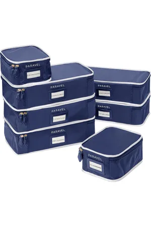 Paravel Trunk Packing Cube Set in - Navy. Size all.