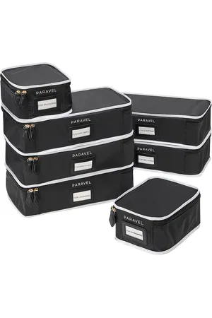 Paravel Trunk Packing Cube Set in - Black. Size all.