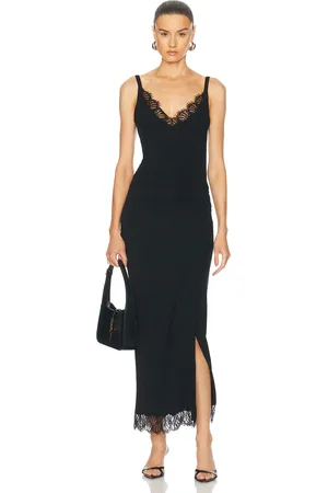 Simkhai Yulia Draped Midi Dress in - . Size L (also in S, XS).