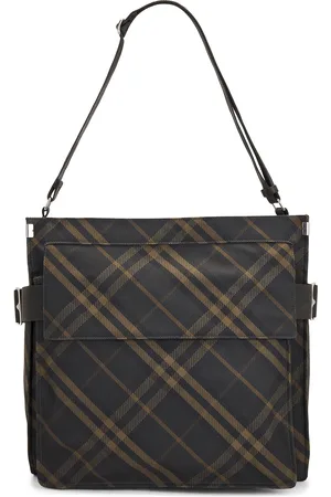 Burberry Trench Tote Check in - Grey. Size all.