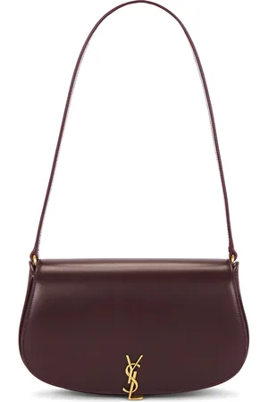 Saint Laurent Mini Shoulder Bag in - Wine. Size all.