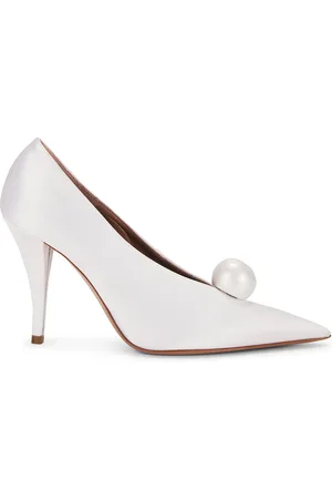 Retrofete Corinna Satin Heel in - White. Size 36.5 (also in 37).