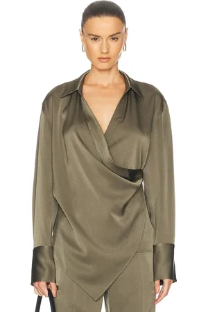 Helmut Lang Wrap Blouse in - . Size S (also in ).