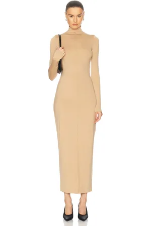 WARDROBE.NYC X Rosie Huntington-Whiteley RHW Body Dress in - Brown. Size L (also in M, S, XS).