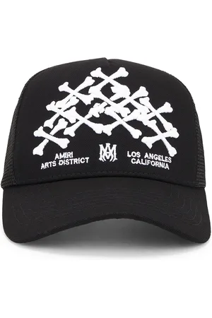 AMIRI Bones Stacked Trucker Hat in - . Size all.
