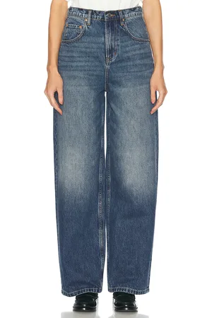 GRLFRND Enya Drop Rise Jeans in - Denim-Dark. Size 23 (also in 24, 25, 26, 27, 28, 29, 30, 31, 32).