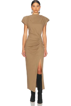 Isabel Marant Nadela Dress in - Taupe. Size 40 (also in ).