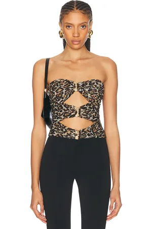 RONNY KOBO Dressler Top in - Brown. Size XL (also in XS).