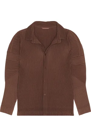 Issey Miyake Mc November Shirt in - Brown. Size 2 (also in 3, 4).