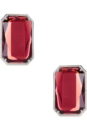 Retrofete Kelsey Gemstone Earring in - Red. Size all.