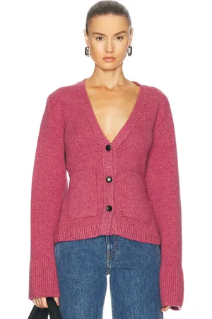 Khaite Scarlet Cardigan in - Pink. Size L (also in M).