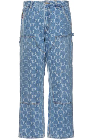 KIDSUPER STUDIOS Jaquard Dancing Ladies Double Knee Jeans in - . Size S (also in ).