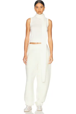 Helsa Charlee Knit Scarf Top in - . Size L (also in M, XL).