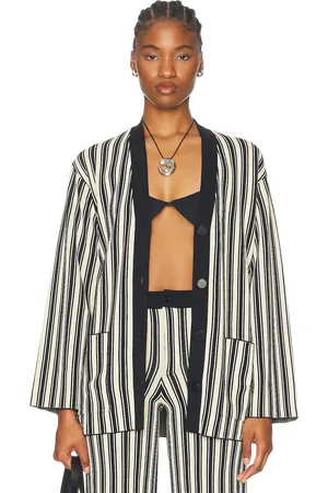 SIMON MILLER Max Belted Knit Cardigan in - Black. Size L (also in M, S, XL, XS).