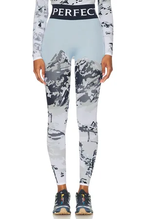 Perfect Moment Perfect Jacquard Legging in - Blue. Size XS (also in ).