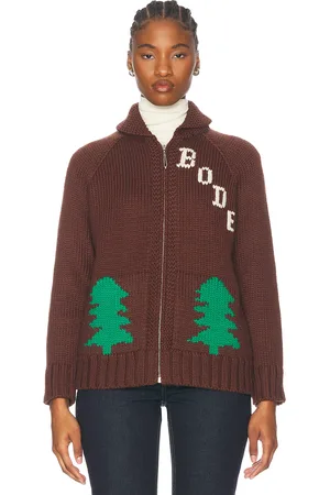 BODE Fir Shawl Collar Cardigan in - . Size L (also in S, M).
