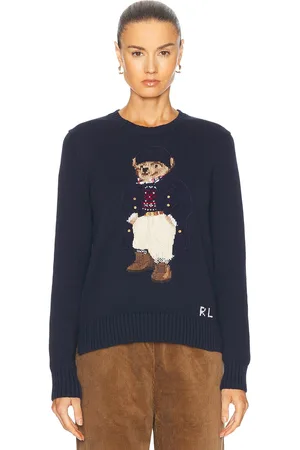 Ralph Lauren Bear Long Sleeve Sweater in - Navy. Size L (also in ).
