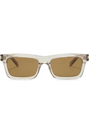 Saint Laurent Betty Sunglasses in - Beige. Size all.