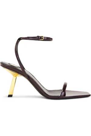 Saint Laurent Lee Sandal in - Brown. Size 37 (also in 38, 39, 39.5, 40, 41).
