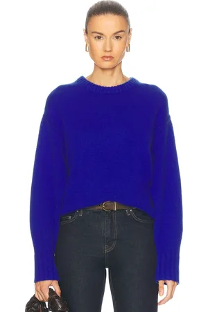 Guest In Residence Cozy Crew Sweater in - Blue. Size L (also in S).