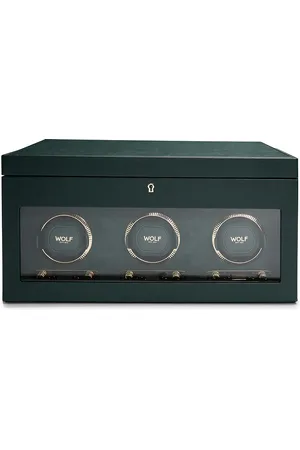 Wolf British Racing Triple Watch Winder in - . Size all.
