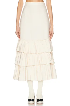 VALENTINO Shatung Skirt in - . Size 38 (also in ).