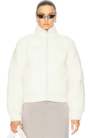 Guest In Residence Quilted Cashmere Blend Reversible Puffer Jacket in - . Size L (also in ).